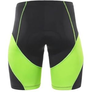 LNNXSZ Fietsen Bib Panty Mannen Fietsen Shorts 5D Gewatteerde Fietsen Rijbroek Shockproof MTB Bike Shorts Fietsen Cycle Wear Panty, 565-groen, M