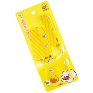 Cartoon Haar Styling Kam Set Afscheid Kam Ontwarren Kammen Handvat Kammen Plagen Fijne Tanden Voor Reizen Thuisgebruik Ontwarren