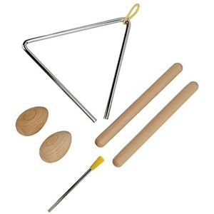 Driehoek slaginstrumentenset, veilig materiaal, uitstekende afwerking, milieuvriendelijk driehoekig, slaginstrumentenspeelgoed voor