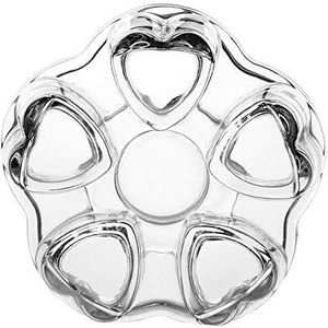 Tsadeer glas hittebestendige hartvorm verwarmer verwarming basis kandelaar
