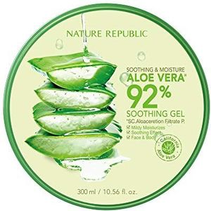 NATURE REPUBLIC Kalmerend & Vocht Aloë Vera 92% verzachtende gel, 300 ml