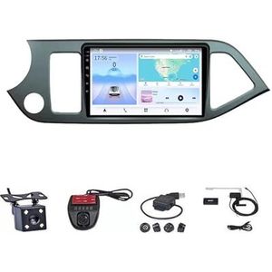 9 Inch Android Auto Radio Multimidia Speler Voor Kia Picanto Morning 2011-2016 GPS Navigatie WIFI Bluetooth Carplay Android Auto Stereo Radio GPS(4G+WIFI 2G+32G)