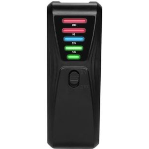 EMF-meter, EMF Meter Electrical Radiation Tester Battery Powered Handheld Digital Detector High Accuracy For Industrial Construction voor EMF-inspecties thuis en op kantoor(Black)