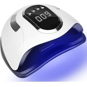 UV-nagellamp, Uv Led Nagel Lamp for Sneldrogende Gel Nagellak Droger 66 Leds Thuisgebruik Ijs Lamp Met Auto sensor for Manicure Salon(1)