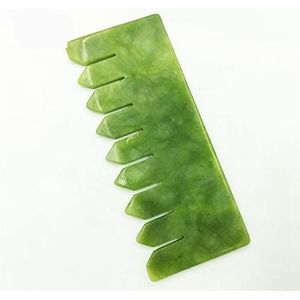 Gouache schraper natuursteen Gua Sha massage kam hoofd lichaam meridiaan schrapen reflexologie bloedcirculatie jade therapie gereedschap 1 stuk (kleur: 16)