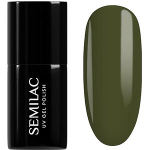 Semilac Uv-nagellak Hybrid 421 Baobab Green 7 ml collectie Into Her Nature