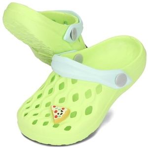 BeKiddy Unisex Kinderen Eva Klompen met Schoenpin Lichtgewicht Tuin Schoenen Jongens Meisjes 24-34 EU (Pistaches, EU-systeem voor schoenmaten, Kleuter, Numeriek (van/tot), Normaal, 25, 26)