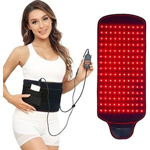 JOBYNA - Infraroodlamp - Roodlichttherapie - 660nm & 850nm - Met Timer - 3 Temperatuurinstellingen