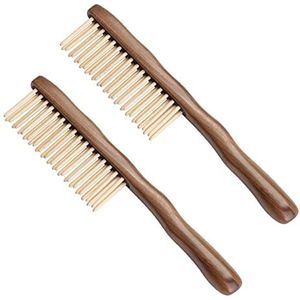 DieffematicSZ kam Green Sandalwood Comb Double Row Gear Shaper Comb