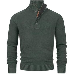 INDICODE Heren INIsalu Pullover | Trui van 80% katoen Army XXL