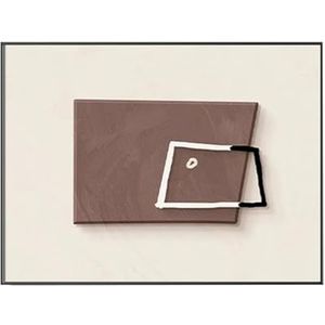 Deksel for stroomonderbrekerkast, deksel for schakelpaneel, deksel for stroomverdeling aan de muur, geen gaten nodig, for meterkasten in huishoudens(Beige,50x40cm)