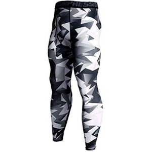 Heren Gym Compressie Leggings Sport Training Broek Mannen Hardloopbroek Mannen Sportkleding Dry Fit Joggingbroek