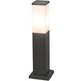 QAZQA Malios - Moderne Staande Buitenlamp - Staande Lamp Voor Buiten - 1 Lichts - H 450 Mm - Wit