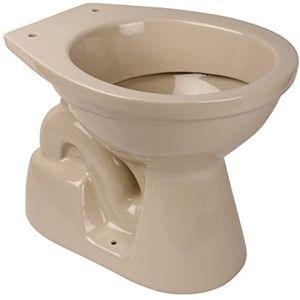 Staande WC diepspoeler afvoer bodem verticaal toilet toilet Bahama beige