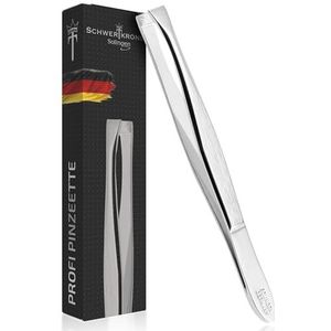 Schwertkrone Pincet Profi Solingen 8 cm rechte wenkbrauwen epileren splinterpincet Duitsland