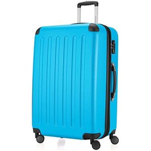 Hauptstadtkoffer Spree, koffer met harde schaal, trolley, rolkoffer, reiskoffer, TSA, 75 cm, 119 liter, cyaanblauw, blauw, 75 cm Koffer
