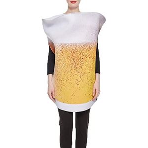 Bierfles voor volwassenen, cosplay-kostuum, uniseks, design, spons, bierstijlen, jumpsuit voor Halloween, feestjes en bierfestivals