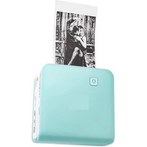 Thermisch Printer Thermische Labelprinter 300dpi Zwart-Wit Sticker Foto Maker Thermische Ticket Labels Print Duidelijk Snel(1 Green Printer)