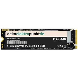 dekoelektropunktde 1TB M.2 NVMe Gen4 SSD harde schijf geschikt voor Lenovo IdeaPad Gaming 3 15IHU6, alternatieve vervanging 2280 PCIe 4.0 x 4