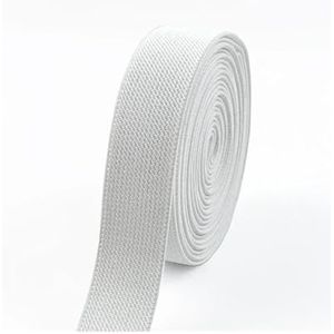 3/5 meter 10-50 mm elastische banden voor broek taille rubberen band stretch singels riem doe-het-zelf ondergoed kleding naaien accessoire (wit, 5 meter _38 mm)