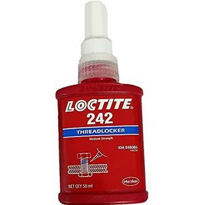 Loctite - 242 schroefdraadlijm 50ml (voor roestvrij staal en vernikkeld messing)