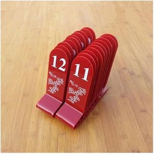 Tabelnummers, Tafelnummers, Acryl Zwart Verschillende Maten 2.4x2.7x7.1 Inch(45677)