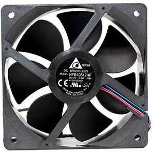 LMNCBVYA Delta NFB10512HF 105mm DC 12V Cooling Fan - 0.39A 3-Wire Fan for PC and Electronics