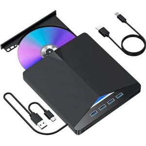 7-in-1 USB 3.0 Type-c Externe DVD RW CD-drive Brander Lezer Speler Optische Drive Extern Gebruiksvriendelijk