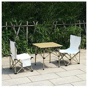 Picknicktafels 3-delige set tafel en stoelen bistroset for buiten met 2 stoelen en vierkante tafel for zwembad, strand, achtertuin, balkon, veranda, terras, tuin
