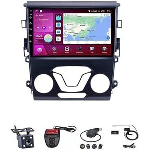 Android Touch Screen Car Stereo 10 Inch Car Stereo Radio Plug And Play Autotoebehoren Autoradio met Bluetooth En Navigatie En Achteruitrijcamera Voor Ford Fusion Mondeo 5 2013-2019(M400S 4G+WIFI 4G+