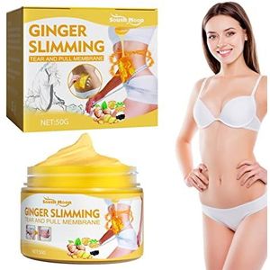 Hot Cream Gember Hot Cream 50 g/1.76 ounce Tummy Tightening Cream voor Buik Body Sculpting Cellulite Cream voor Double Chin Big Tummy en Taille