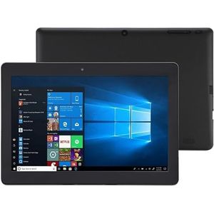 High-Tech Place ES0MBFQ Tablet PC, 10,1 inch, 2 GB + 32 GB, Windows 10, Intel Atom Z3735 Quad Core, ondersteunt TF-kaart en HDMI en Bluetooth en Dual WiFi