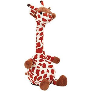 Pratende giraffe knuffeldier, pratende giraffe knuffel met stemopname, dans en stemsimulatie, herhaalt wat je zegt