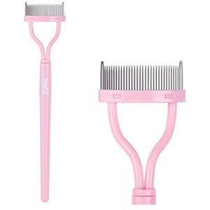 Wimperkam, wimperscheider, mascara-applicator, wimperdefiniër met kamafdekking, boogontwerp, cosmetisch gereedschap, zwart