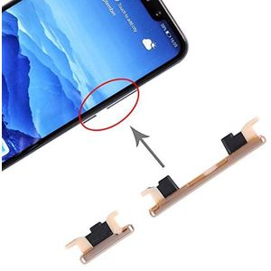 Set buitentoetsen (GOLD), zijdelingse inschakelknop met aan/uit-schakelaar en volumeregeling voor Huawei Mate 20 Lite SNE-LX1 AL00