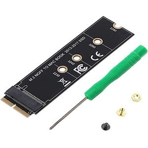 OLVINS - M.2 NVME SSD Convert Adapter - Zwart - Inclusief Schroevendraaier en Schroeven