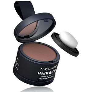 Maycheer Hairline Powder for Women - Maycheer Magic Root Cover Up, Hair Rich Shading Powder (16#Milk Tea Multi)