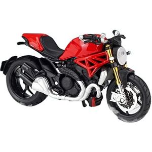 Voor Ducati Scramble 1:18 Legering Race Motorfiets Model Simulatie Spuitgieten Metalen Speelgoed Auto Motorfiets Model Speelgoed Gift Motorfiets modellen (Color : 3348-Monster 1200S, Size : 1)