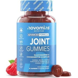 Joint Gummies - Joint Care Supplement - Bone &Joint Vitamins - Glucosamine Chondroïtine Kurkuma Vitamine D E C Geïnfundeerde supplementen - Glutenvrij -1 Maand Levering - Joint Gummies door Novomins