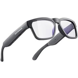OhO Audio Safety Glasses, Voice Control and Open Ear Style Listen Music and Calls with Volume UP and Down,Bluetooth 5.2 and IP44 Waterproof Feature