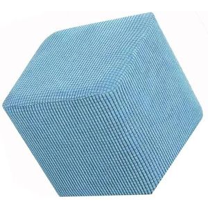 Hoes poef poef hoes rond/vierkant/rechthoekig elastische hoes poef 50x50/40 x 40 kruk hoes beschermhoes for poef (Color : F, Size : 35X35CM)