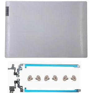 WANGHUIH LCD Achterdeksel Top Cover & Screen Scharnieren Compatibel met Lenovo IdeaPad L3-15ITL6 82HL L3-15IML05 81Y3 Model 15.6"" Laptop