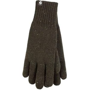 HEAT HOLDERS - Mens Heatweaver 2.3 tog warme thermische handschoenen, Kaki (Ashton), L/XL