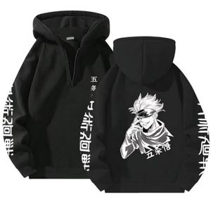 Anime Jujutsu JJK Hoodie Gojo Satoru Nieuwigheid Hooded Pullover Sweatshirt Jujutsu JJK Cosplay Kostuum