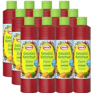 Hela - Curry Spice Ketchup Delikat light (30% minder suiker) - 12x 800ml