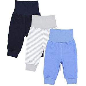 TupTam Baby Jongen Broeken Lange Sweatbroek 3 Stuks, Kleurenmix 1, 56