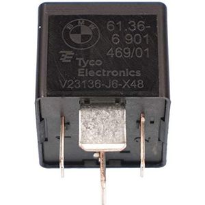 BMW Black 12 Volt Auto Relay Tyco V23136-J6-X48 61366901469 Genuine