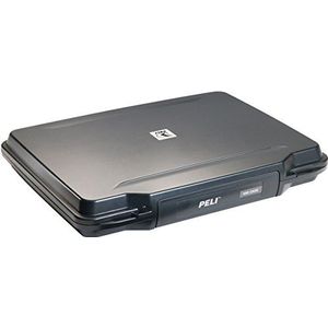 PELI 1095 Laptop Case, Ontworpen voor 15"" Laptops, Water- en Stofdicht, Capaciteit: 6L, Gemaakt In de Vs, Aanpasbaar Plukschuim, Kleur: Zwart