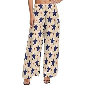 USA Stars Casual Wijde Pijpen Lounge Broek Comfortabele Losse Joggingbroek Joggers Broek