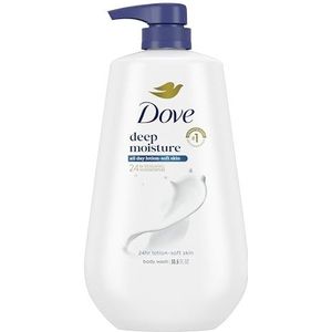 Dove Body Wash, Deep Moisture Pump 90 ml Dove